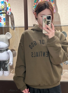 Fear of God FOG复线Essentials新款加绒美式高街潮牌连帽衫卫衣