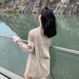 T恤情侣打底衫 GOD FOG高街宽松长袖 ESSENTIALS复线新款 FEAR