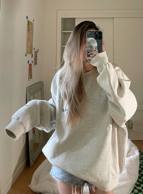 FOG FEAR OF GOD复线ESSENTIALS美式潮牌反光字母情侣款卫衣