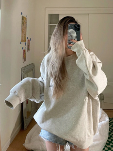 潮牌反光字母情侣款 FOG GOD复线ESSENTIALS美式 卫衣 FEAR