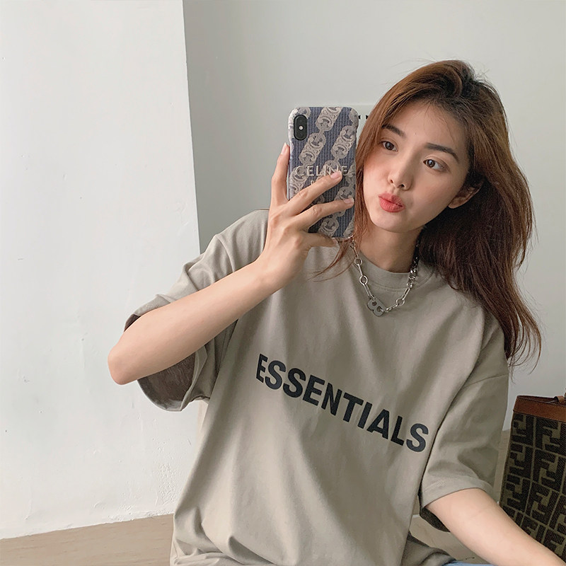 FOG复线字母高街美式休闲短袖