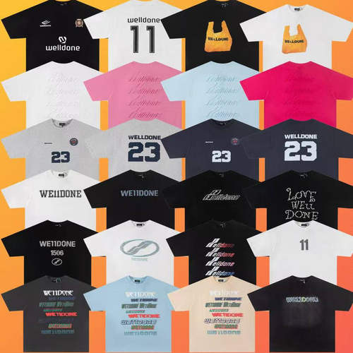 we11done短袖高版本宽松休闲T恤