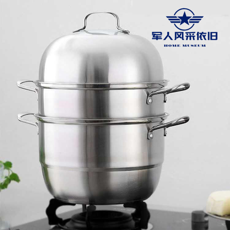 特厚304不锈钢蒸锅三层加厚加高汤锅2双层26-32cm大清仓家用蒸锅在类目 厨房/烹饪用具, 烹饪用具, 锅具/煲/烧水壶, 蒸锅中 - 来自Buy2taobao.com提供专业的淘宝代购服务