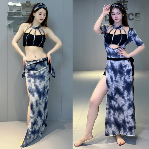 悦梦风璐肚皮舞练功服袍子