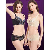 聚短文胸女调整型内衣性感夏季 舒适聚拢贤 蕾丝塑身收副乳新款