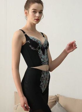 星光黑色三件套装身材管理器挺胸收腹提臀平背聚胸产后修复依