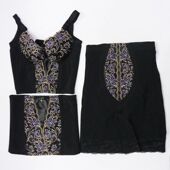 杜文胸腰夹束裤 塑身衣黑色 身材管理器收腹提臀聚拢美容院同款