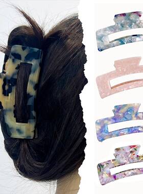 Acetic acid shark clip hair accessory for women