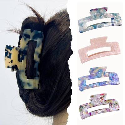 Acetic acid shark clip hair accessory for women