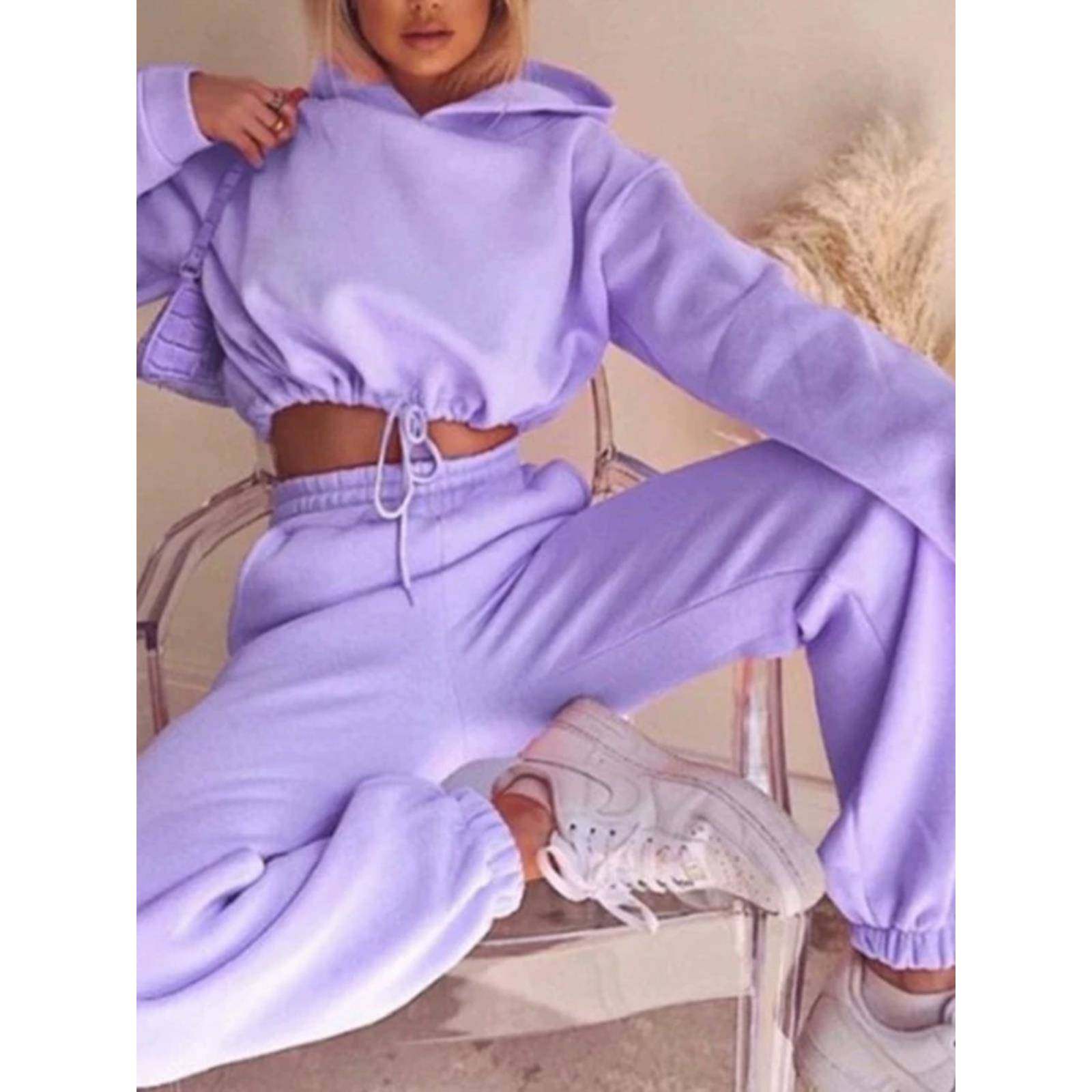 2023fashion winter clothes leisure suit women sport 卫衣套装