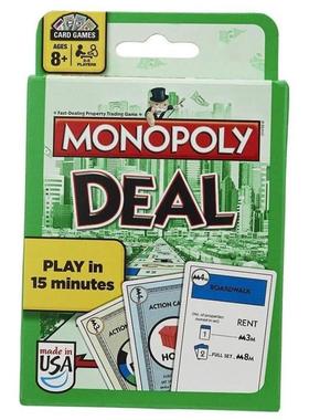 English VErsion MonoPoly DEal CarD Play CarD Toy PuzzlE FaM