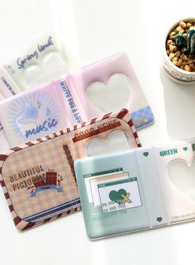 3 Inch Love Heart Hollow Name Card Book Photo Album Card St1