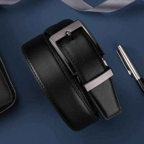 Mens Waist Belt Men Belts Leather Man For Jeans Black Male1