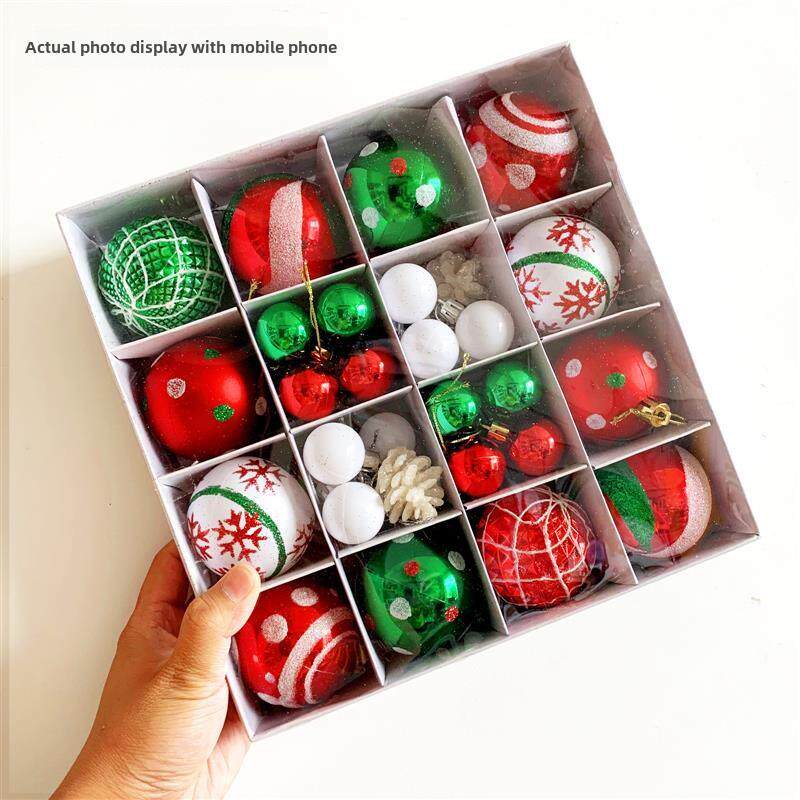 Christmas decoration 6cm ball Christmas tree pendant圣诞球