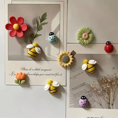 10pcs Adorable Refrigerator Magnets - Durable & Strong Hold