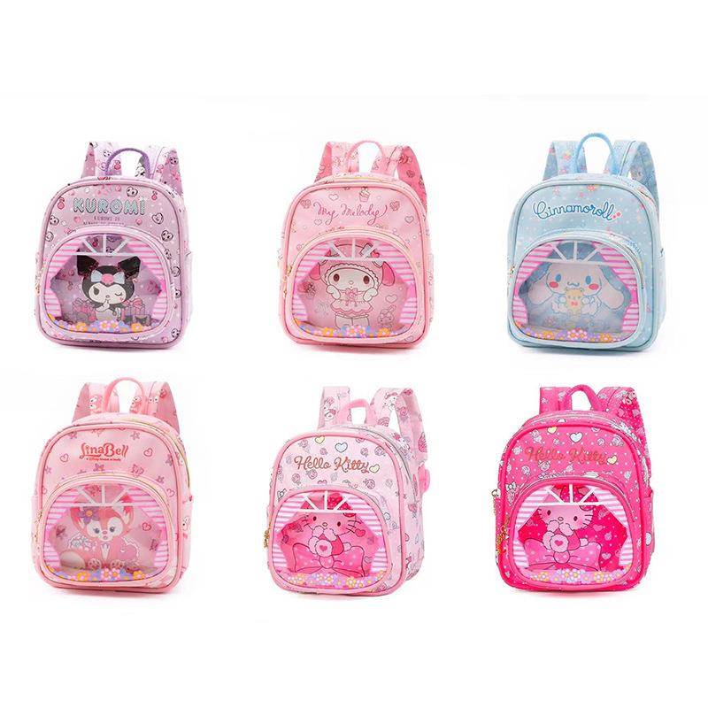 kuromi backpack儿童pu双肩包卡通迷你书包kid mini ita bag