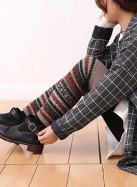 Women Winter Warm Foot Cover Knitted Leg Warmers Wool Lady H