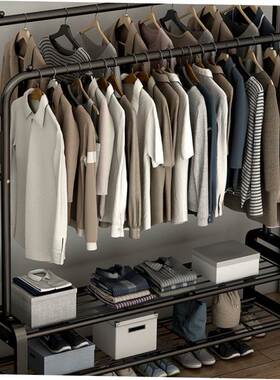 Big coat rack stand clothes holder hat hanger wooden cloth