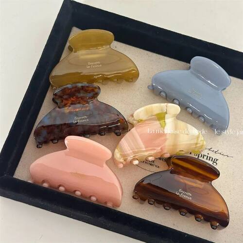 Elegant 6.5cm Acetate Hair Claw Medium Size Sweet Hair Clip