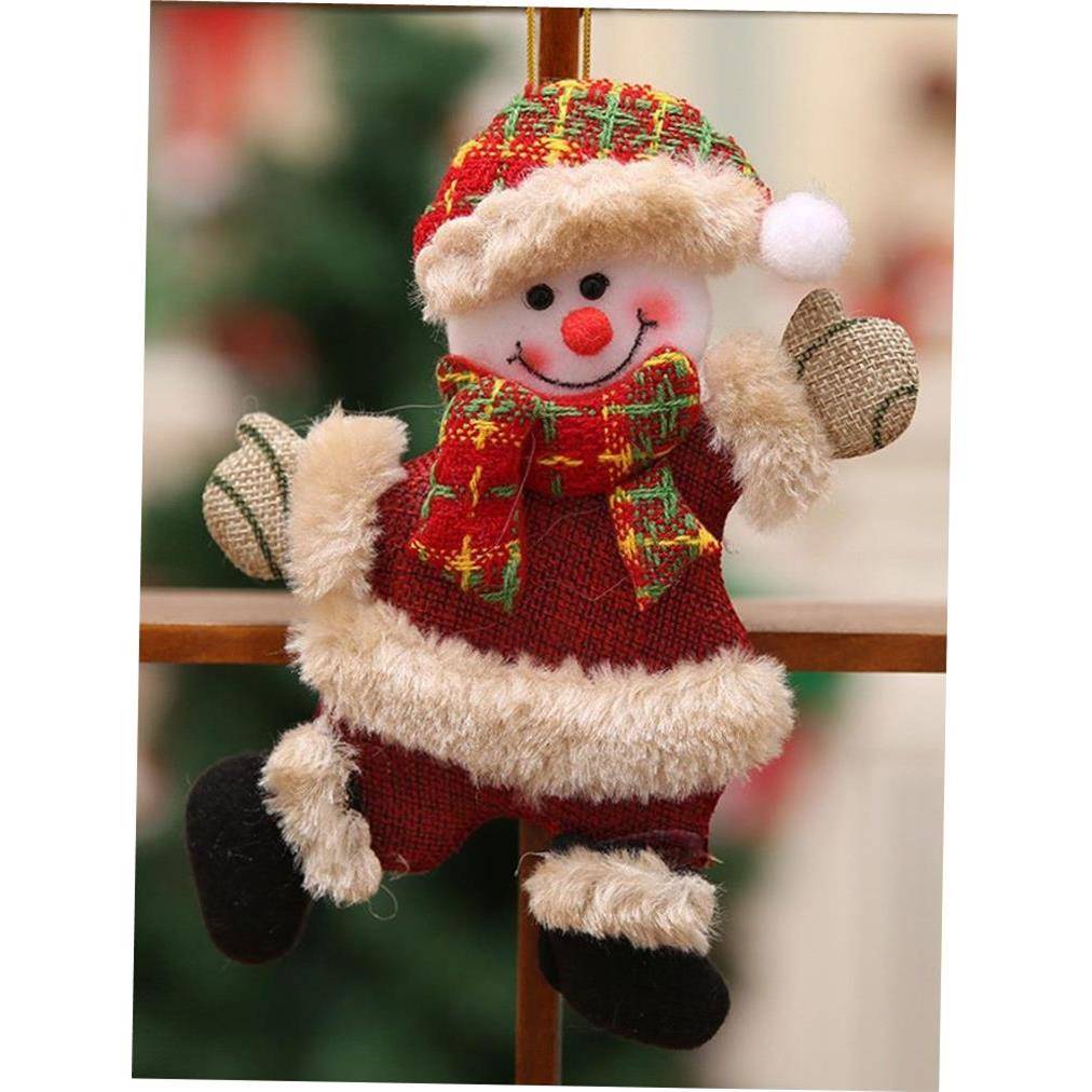2Pcs Bear Christmas Ornaments Furnishing Decoration Elk