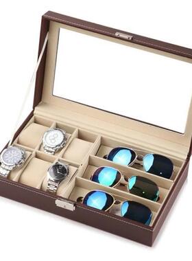 12 Watch Jewelry Display Storage Holder Case Grids Box Gift1