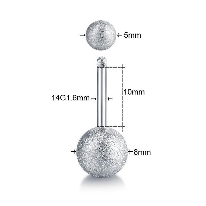 2024 1PC Steel Sexy Belly Button Rings Navel Piercing Ombli