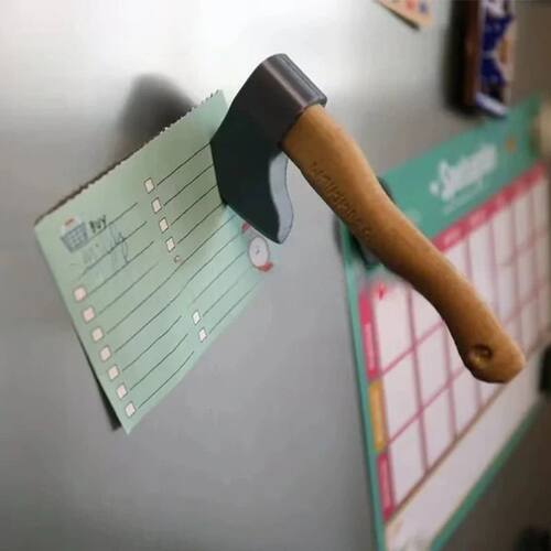 Mini Funny Knife Magnetic Fridge Stickers 3D Fun Axe Fridge