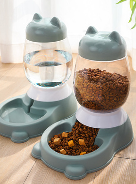 pet automatic feeder food bowl dog cat water dispenser喂食器