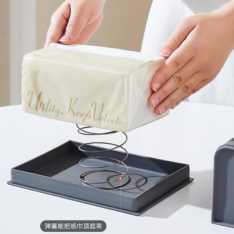 grey tissue boxes Storage Napkin holder kitchen tissue box