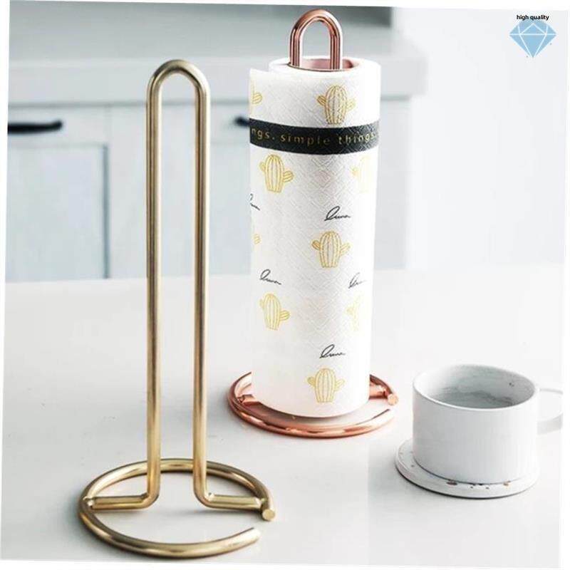 Kitchen Roll Paper Towel Holder Bathroom Tissue Stand Rose 1