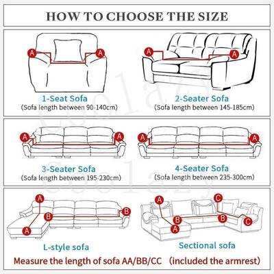 Stretch Slipcovers Sectional Elastic Sofa Cover 弹力沙发套