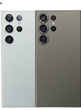 Pinkson适用三星S23Ultra手机壳超薄透明S24全包s24u磨砂硬壳防指纹S23U保护套S23新潮款男士女轻薄软套PP