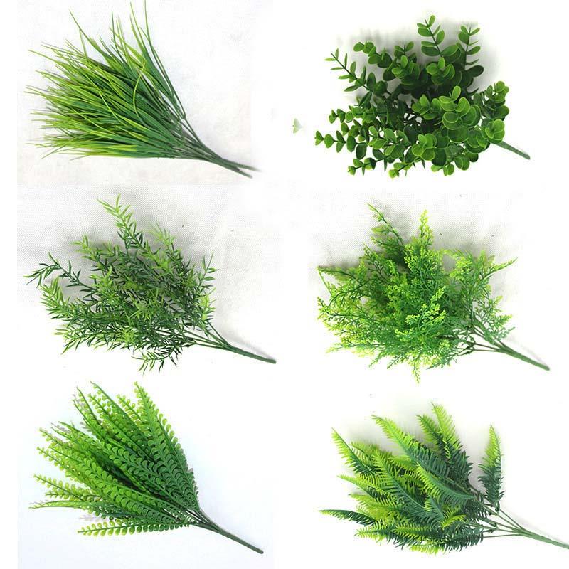 仿真蕨草波斯草波斯叶假花植物墙肾蕨装饰塑料盆栽景墙面绿植