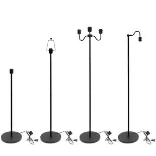 落地灯配支架带线插头 创意脚踏开关E27灯头客厅卧室可加灯罩配件