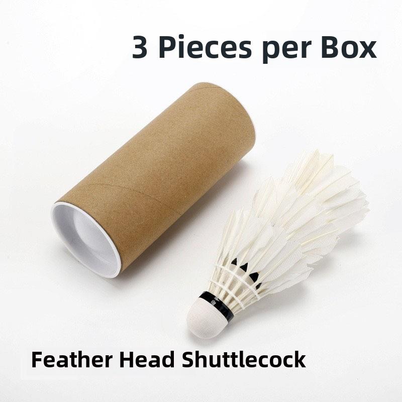 1/3pcs Badminton Balls Shuttlecock White Goose Feather Flyin