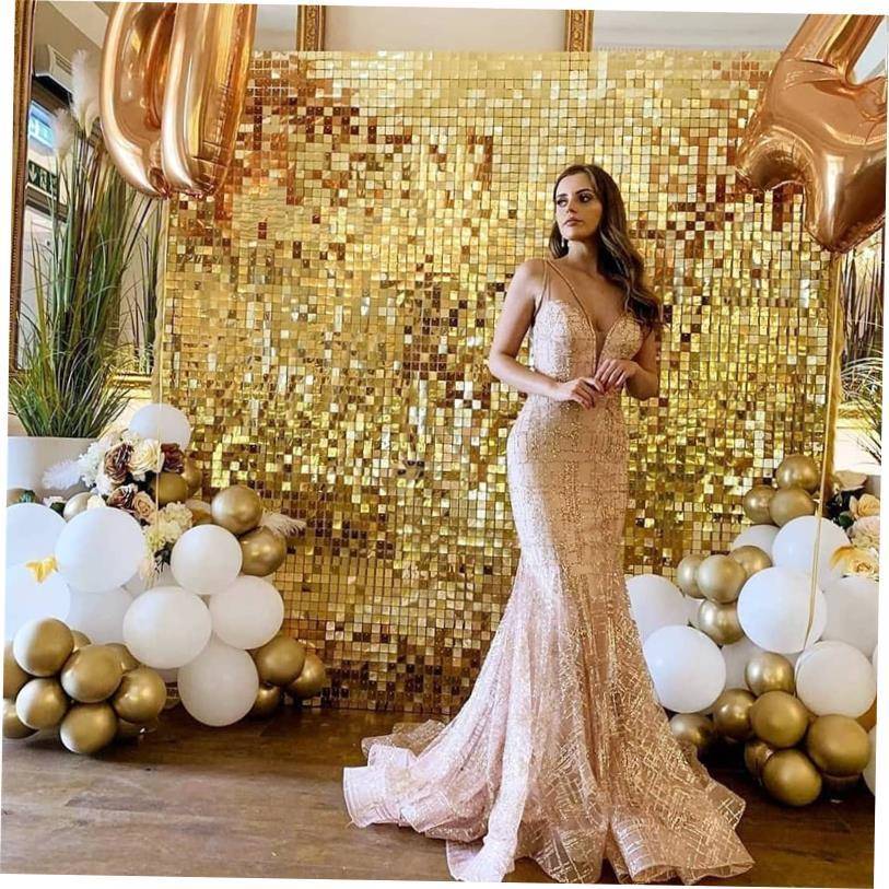 Party Background Curtain Sequin Backdrop Wedding Decor Baby