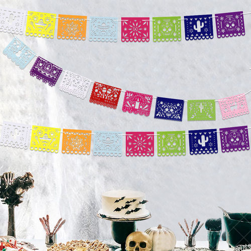 Mexico May 5th Theme Party Decorations Non-woven Fabric Flag