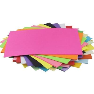 Shipping multicolour 4 britly colored construction paper