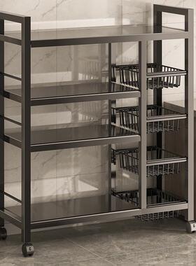 Kitchen storage rack bathroom Shelf Trolley iron shelves