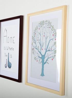 A A Wooden Frame Black White Color Photo Frames for Wall Ar