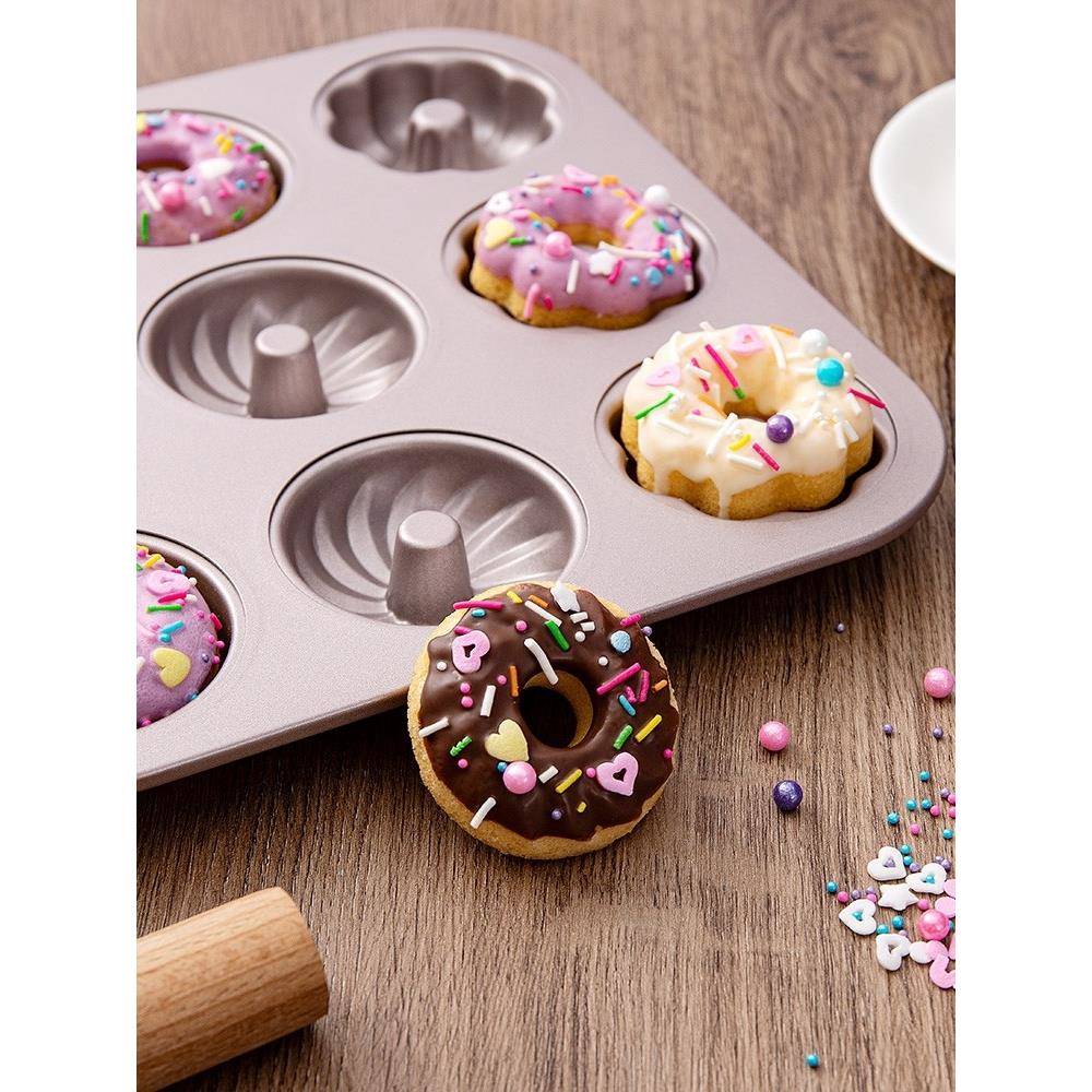 cartoon 12 cake mold muffin doughnut 6 paper cup 烘培烤盘