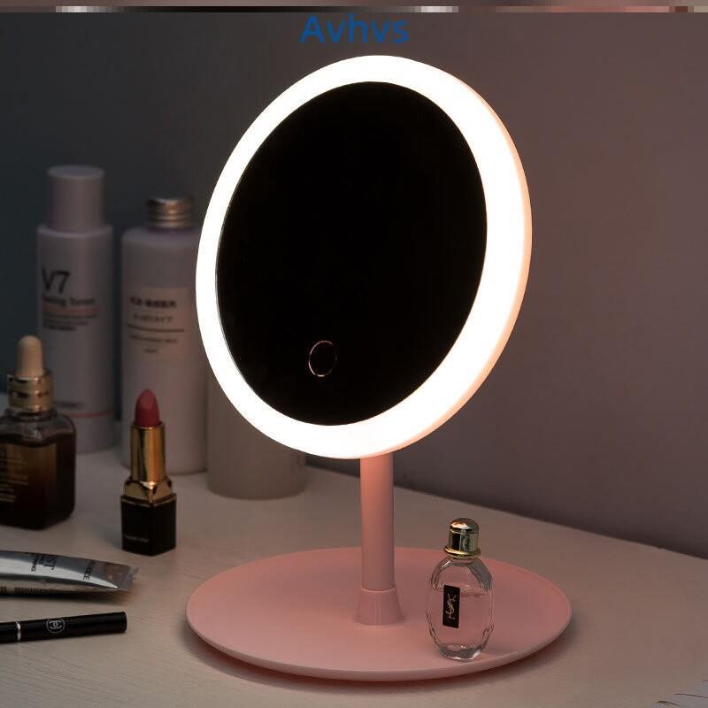 Makeup mirror with light LED mirror化妆镜带灯智能梳妆镜LED台