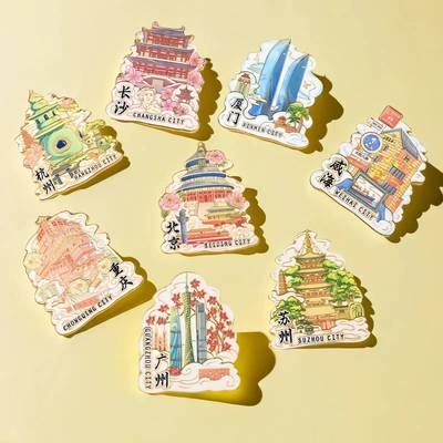 Refrigerator magnet Shanghai souvenir souvenir refrigerator