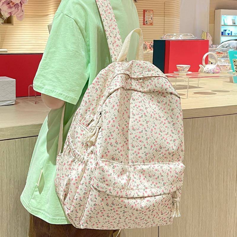 Print Backpack Women Laptop Book Bag Female College Backpack