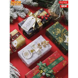 5PCS Christmas wrapping paper Gift wrapper paper decorations