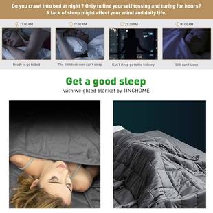 6.8kg/9kg Weighted Blanket Adult Full Queen Size Cotton cove