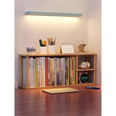 Bookshelf wooden student study multi-layer storage bookcase0