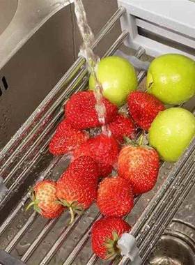 Kitchen Over Sink Dish Drying Rack Adjustable Tray Drainer