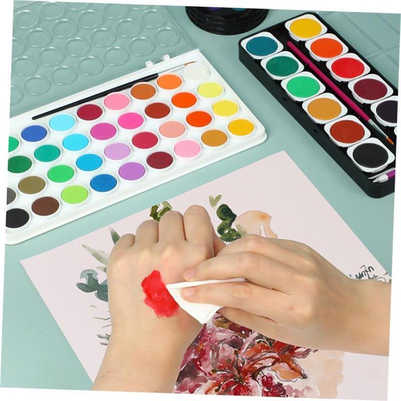 Solid watercolor paint Watercolour paint finger painting