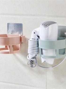 wall cabinet hair dryer holder blower hanger metal hooks